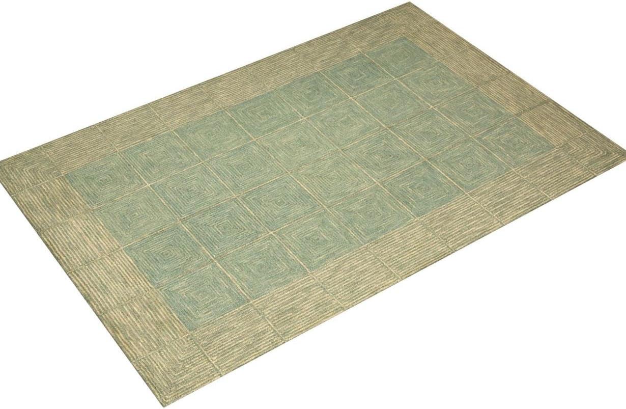 Chris Loves Julia x Loloi Francis Collection FRA-02 Green / Natural, ContemporaryArea Rug