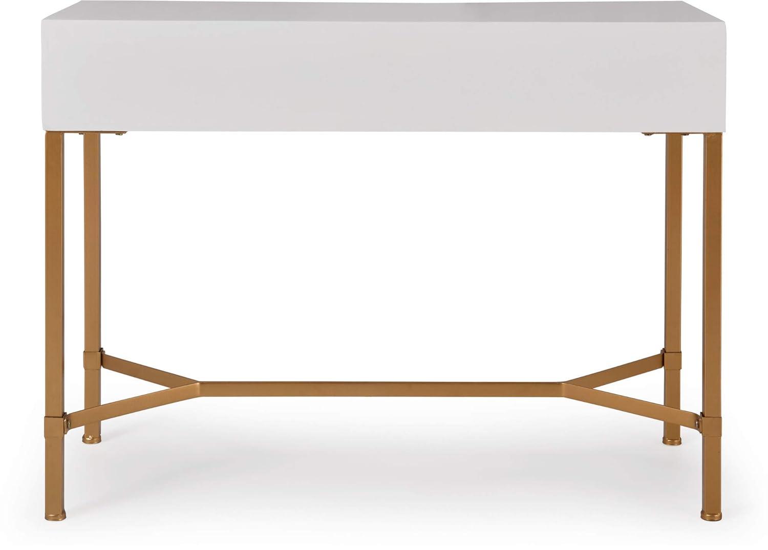 Adore Decor Jupiter Midecentury Console Table with 2-Drawers