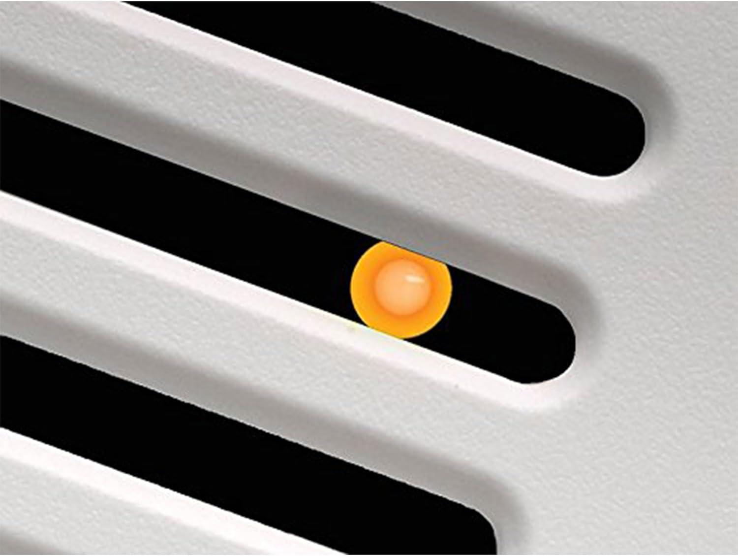 Delta Breez Slim Ventilation Exhaust Bathroom Fan 70 CFM Energy Efficient Quiet Operation Motor with Dual Speed and LED Indicator Light, White