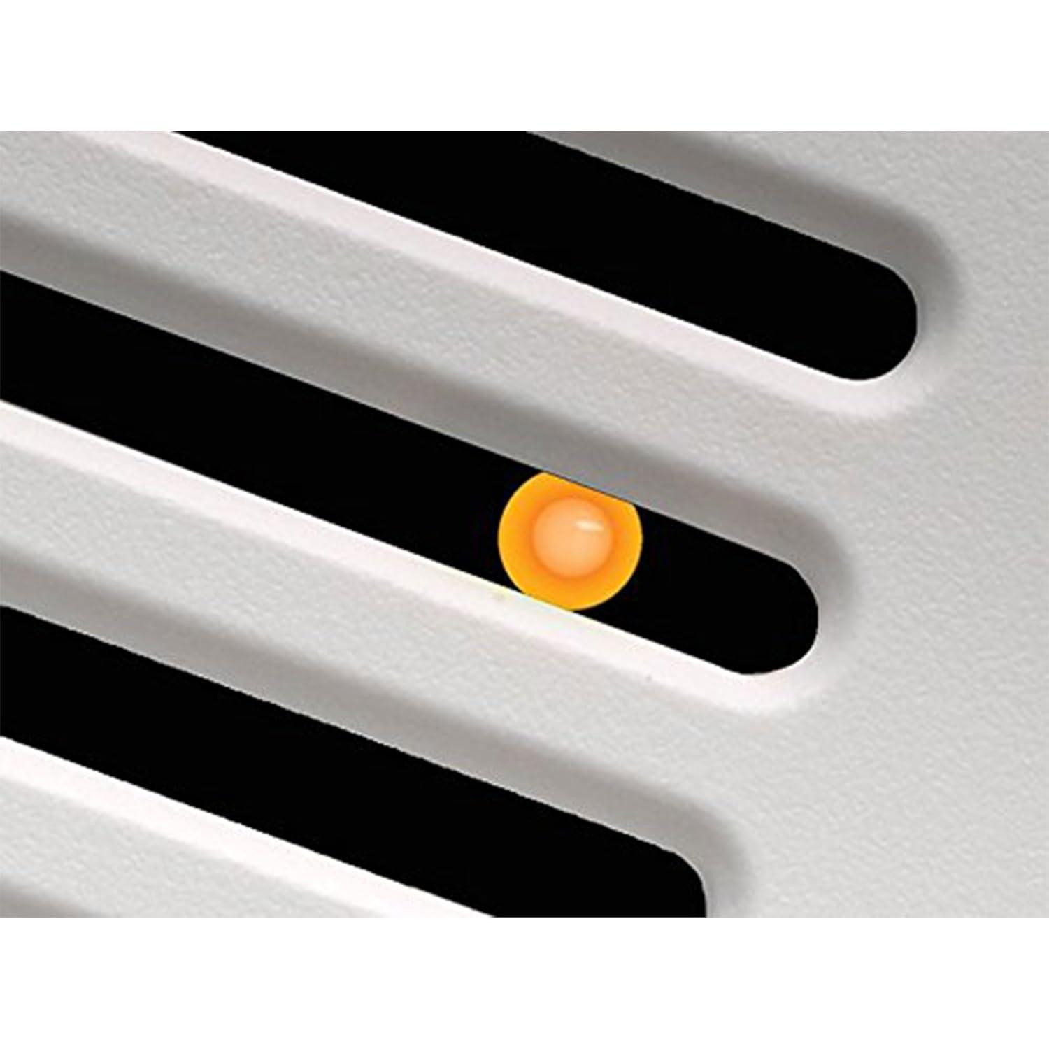 Delta Breez Slim Ventilation Exhaust Bathroom Fan 70 CFM Energy Efficient Quiet Operation Motor with Dual Speed and LED Indicator Light, White