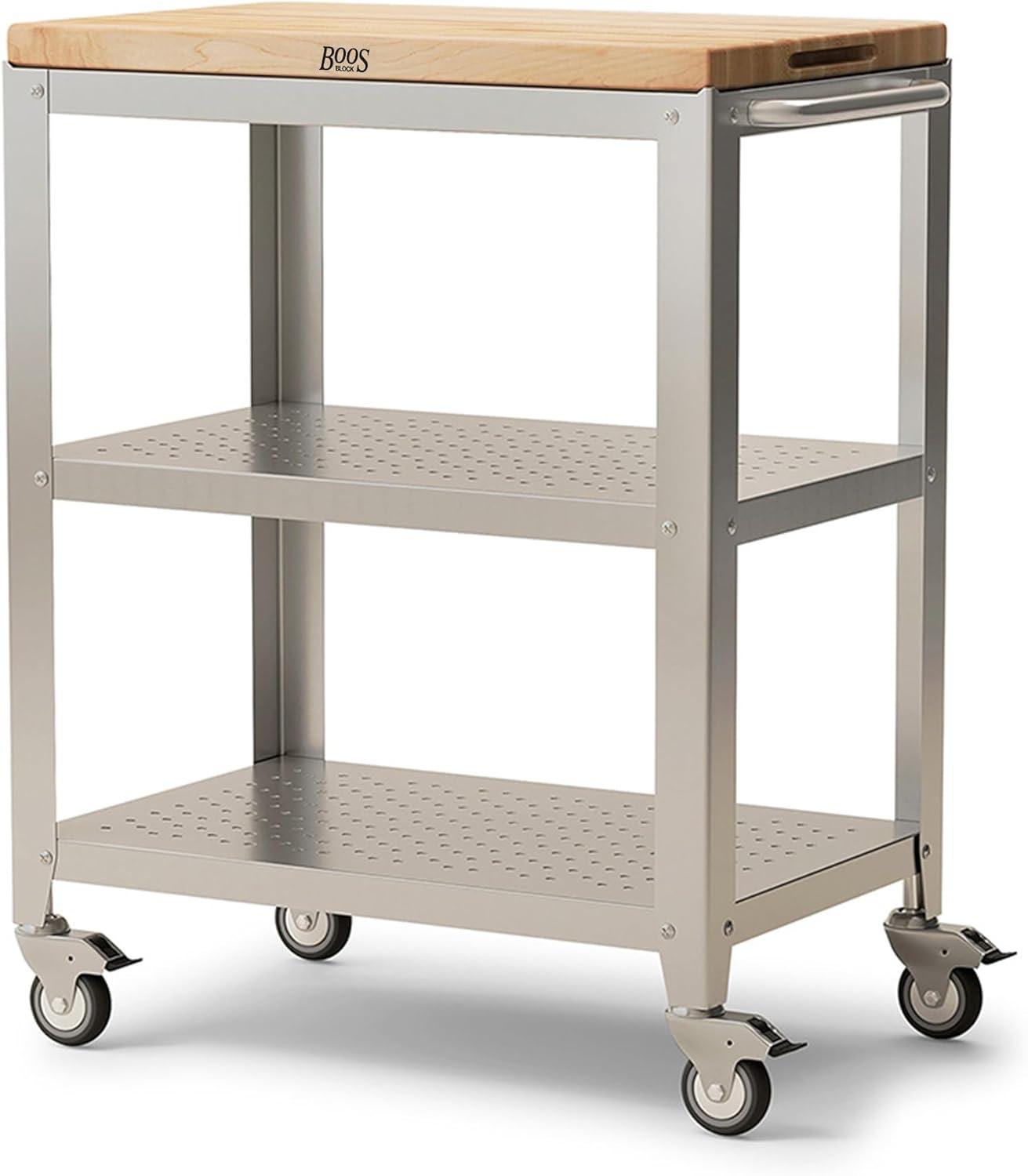 John Boos Cucina John Boos BBQ Collection Reversible Wood Cutting Board w/Juice Groove, Maple