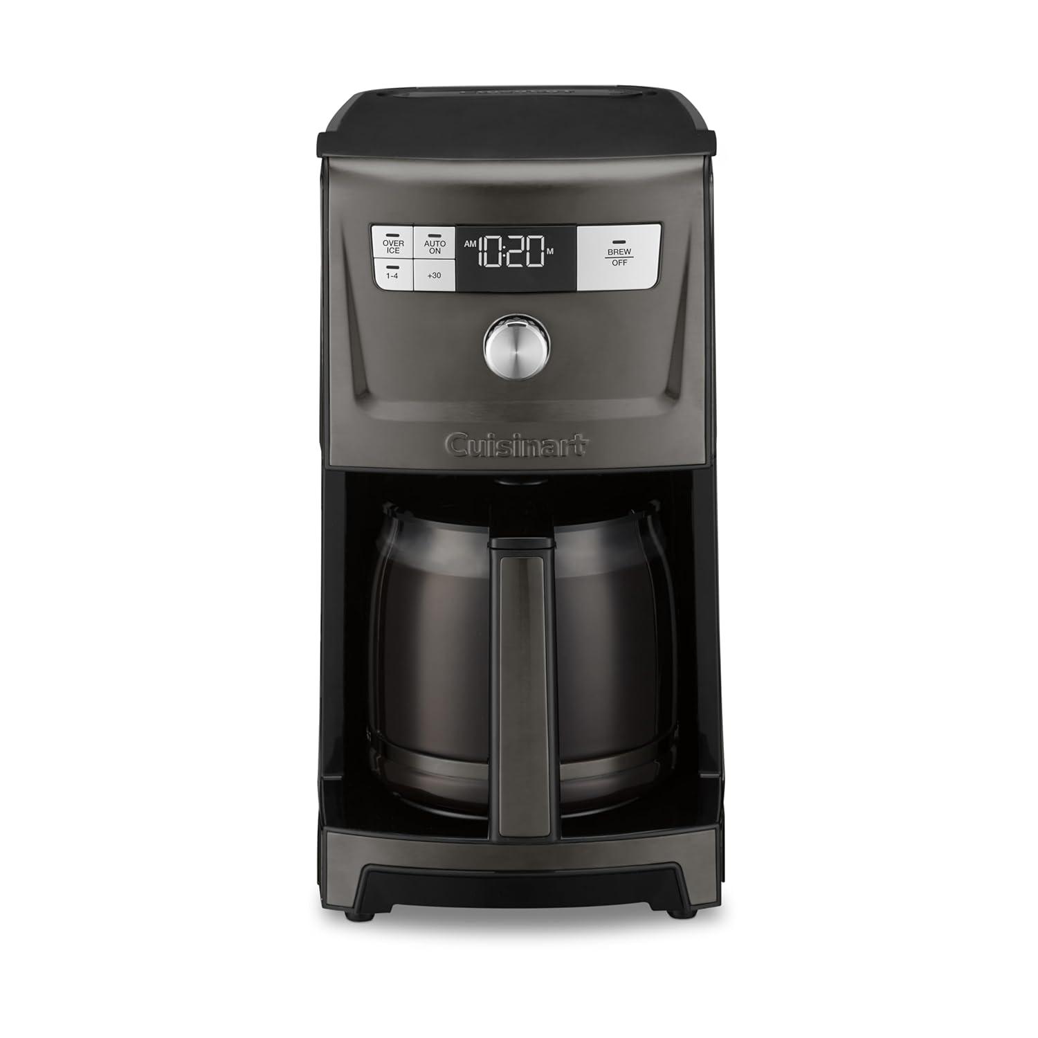 Black Stainless Steel 14-Cup Programmable Coffeemaker