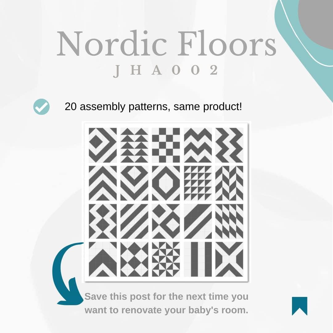 Little Fun Times Baby Foam Playmat – 72 Pieces, 51.2" x 64", for Toddlers & Infants