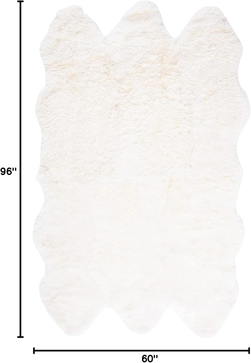 Sheep Skin SHS211 Hand Woven Area Rug  - Safavieh