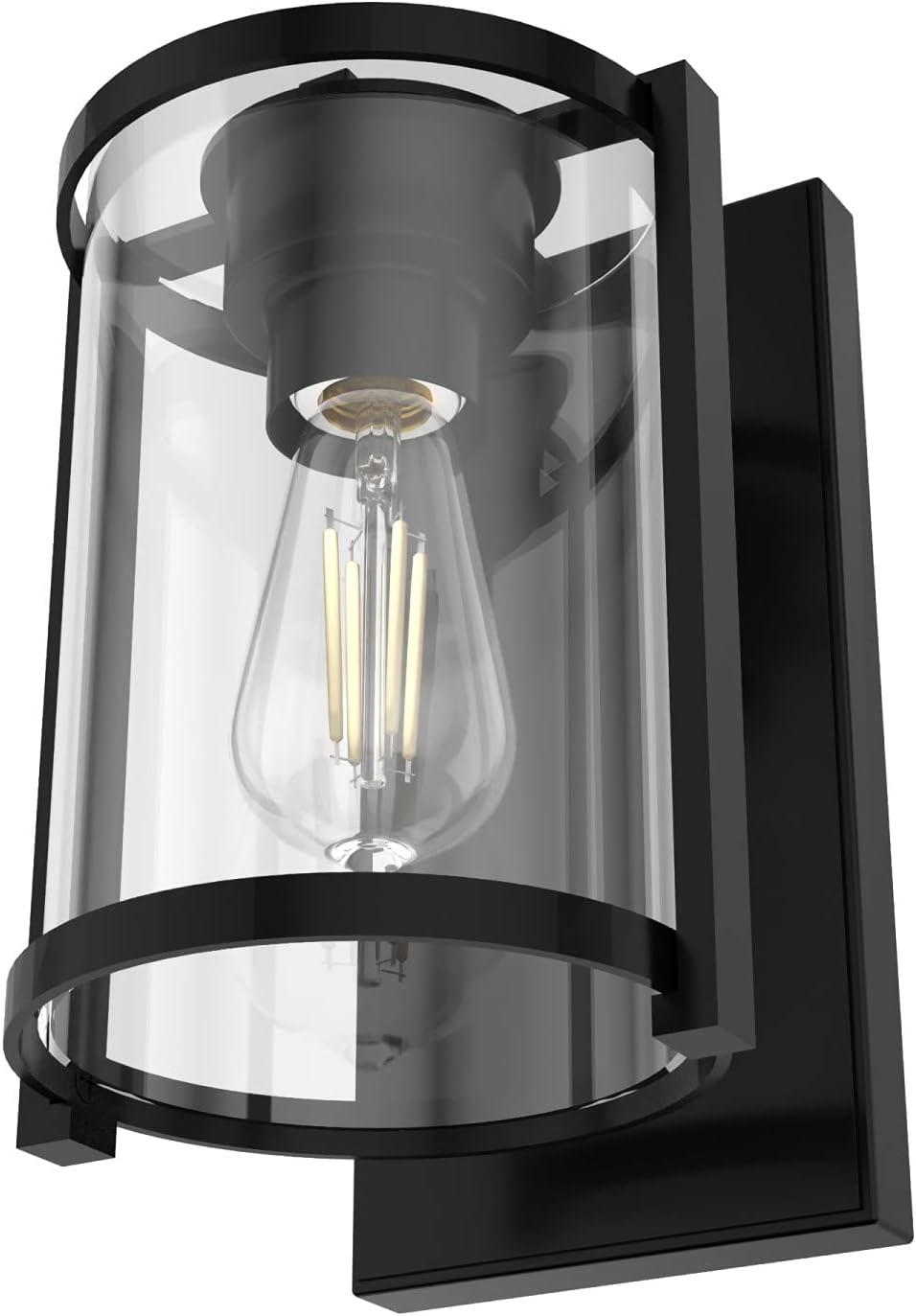 Astwood 21.3" Black Metal Dimmable Outdoor Wall Sconce