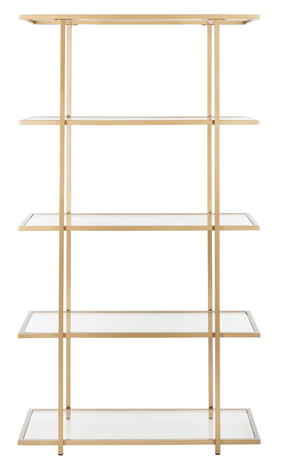 Francis 5 Tier Etagere - ETG6202 - Gold/Clear - Safavieh