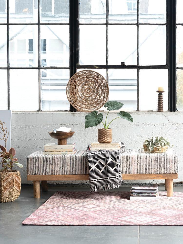 Bloomingville Hand Woven Throw Blanket