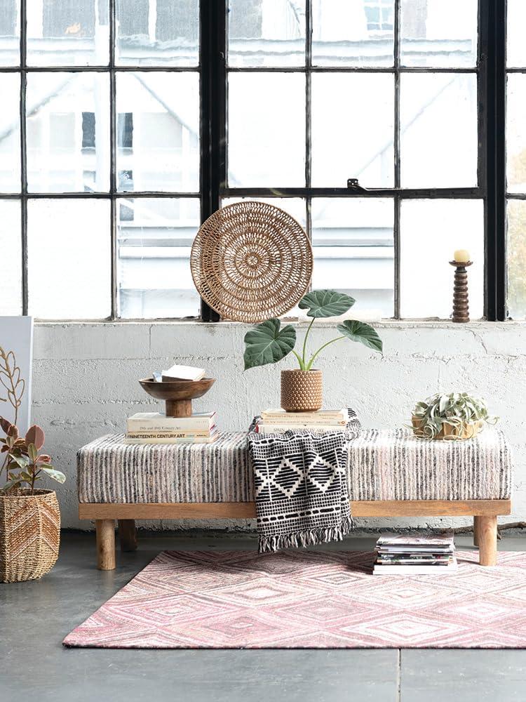 Bloomingville Hand Woven Throw Blanket