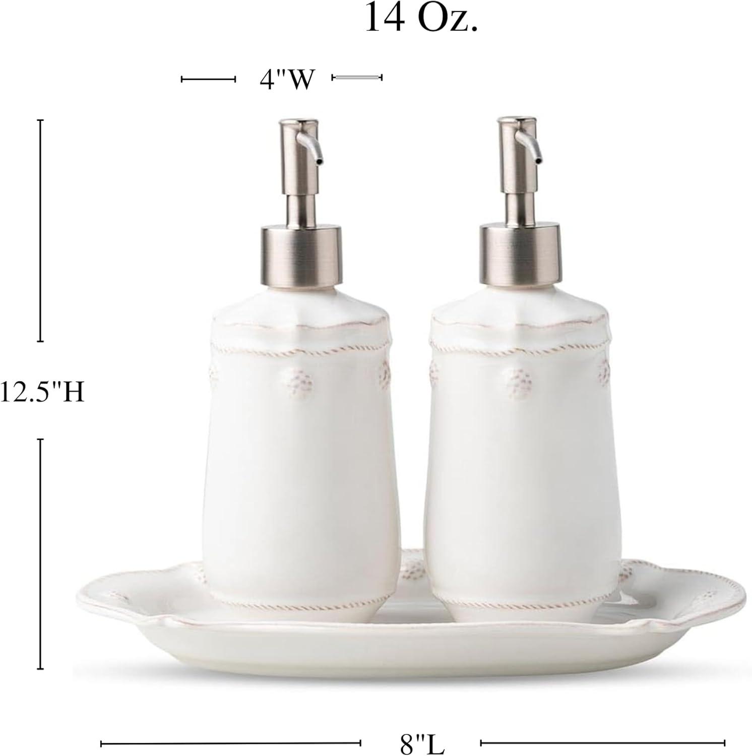 Juliska Berry & Thread Whitewash 3 Piece Essentials Bathroom Accesory Set