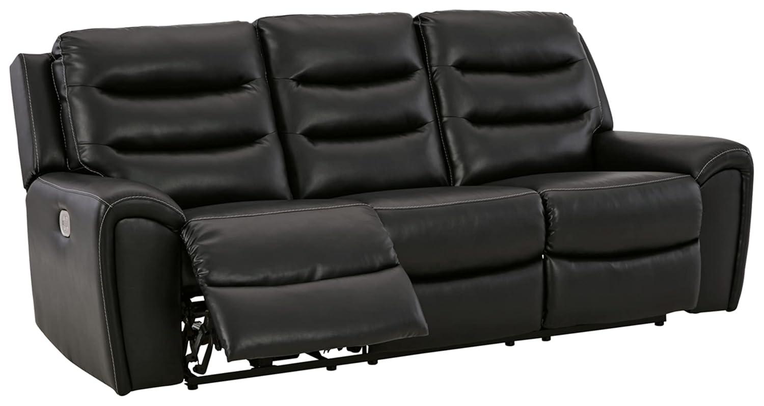 Suresh 90'' Faux Leather Power Reclining Sofa