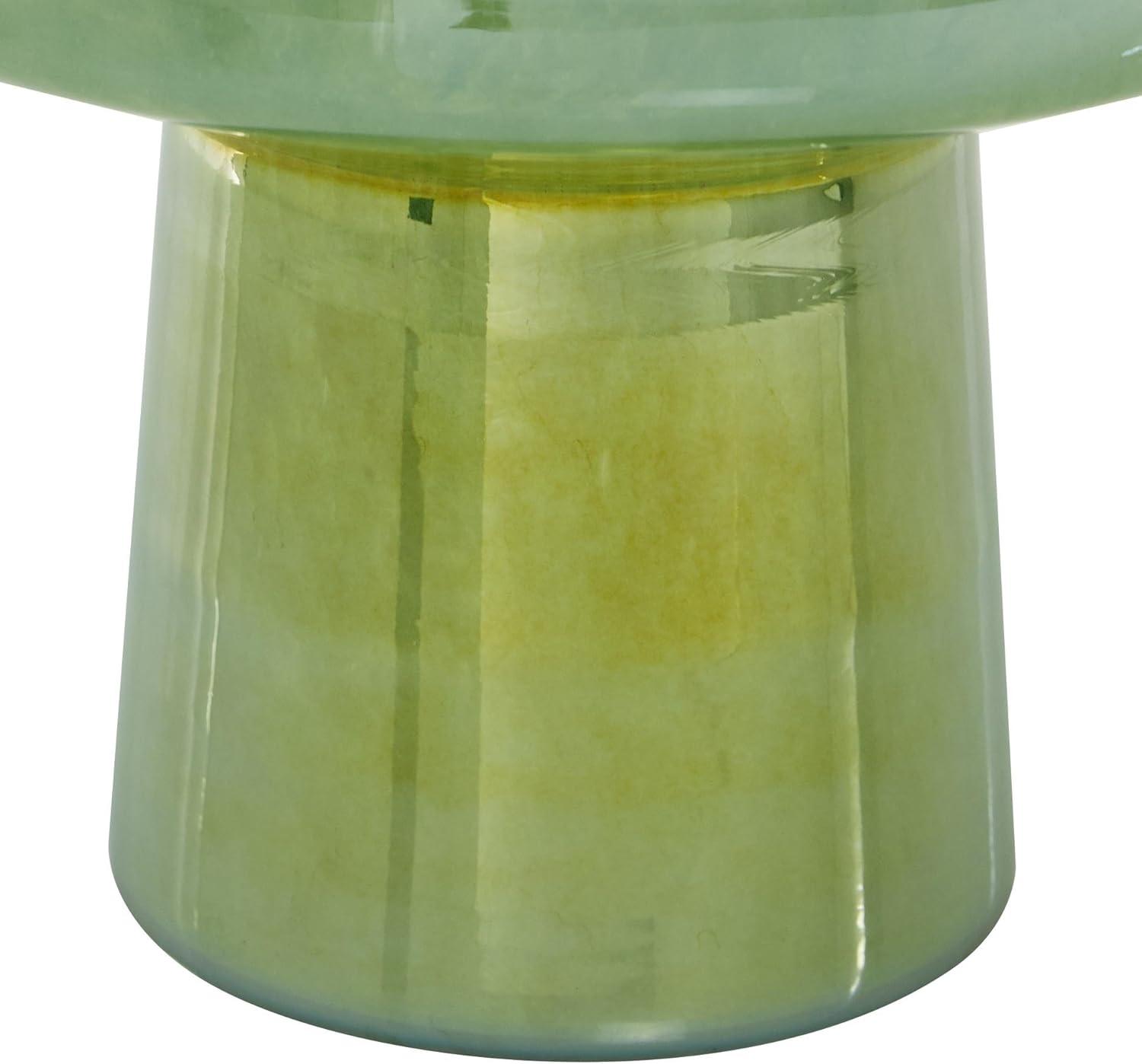 The Novogratz Glass Decorative Green Vase