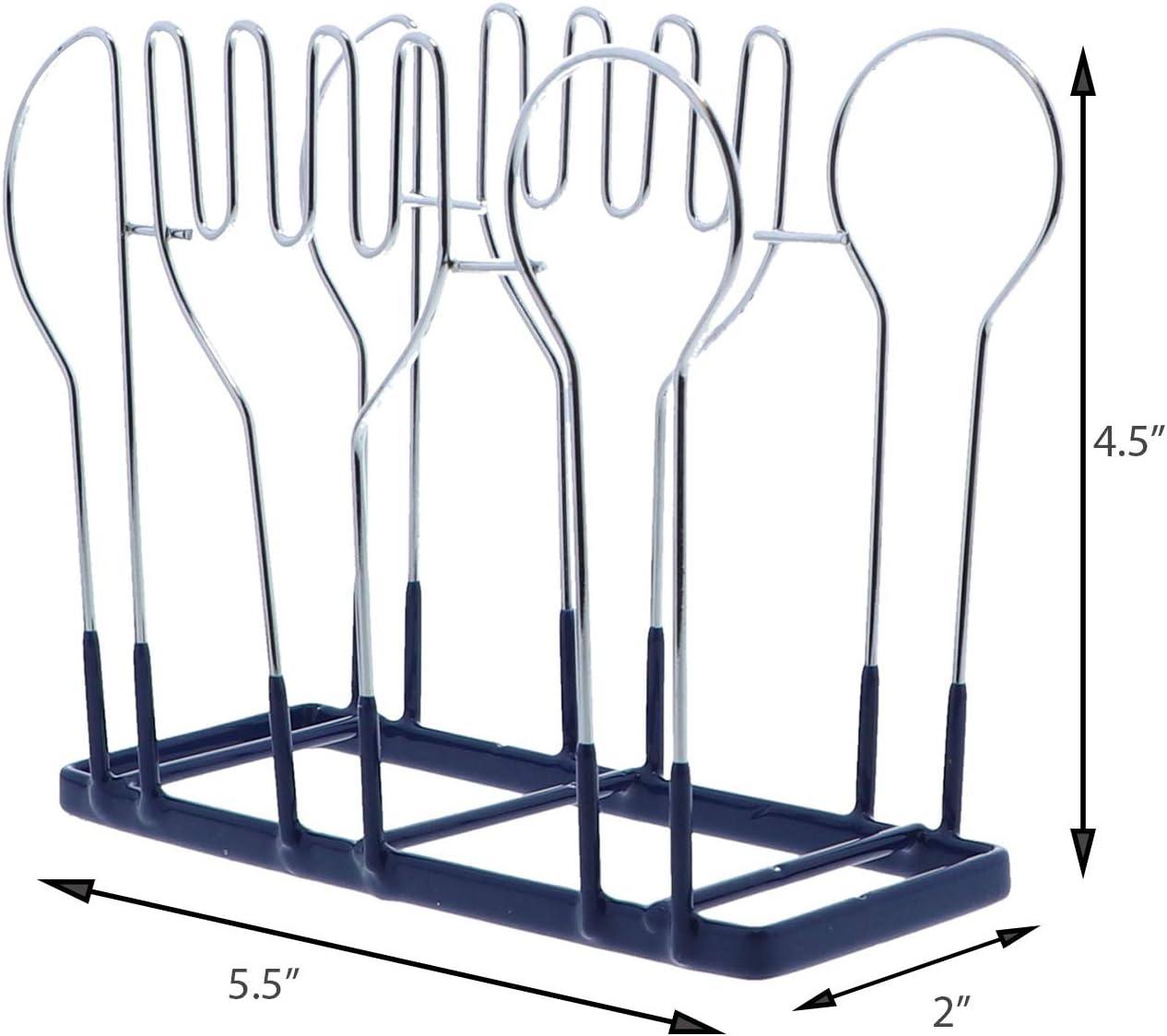 Blue Stainless Steel Cutlery Design Napkin Holder