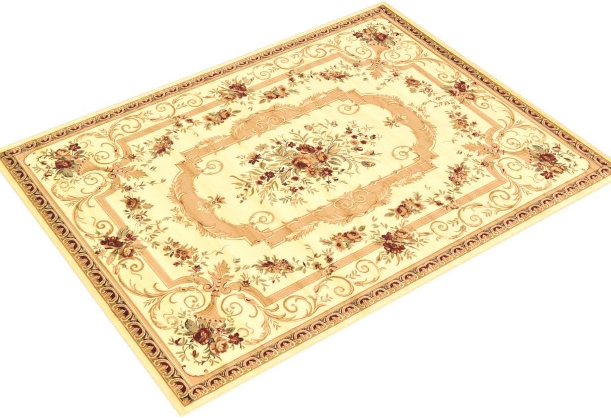 Unique Loom Versailles Collection Area Rug - Henry (10'  x 13' 1" Rectangle Cream/Green)