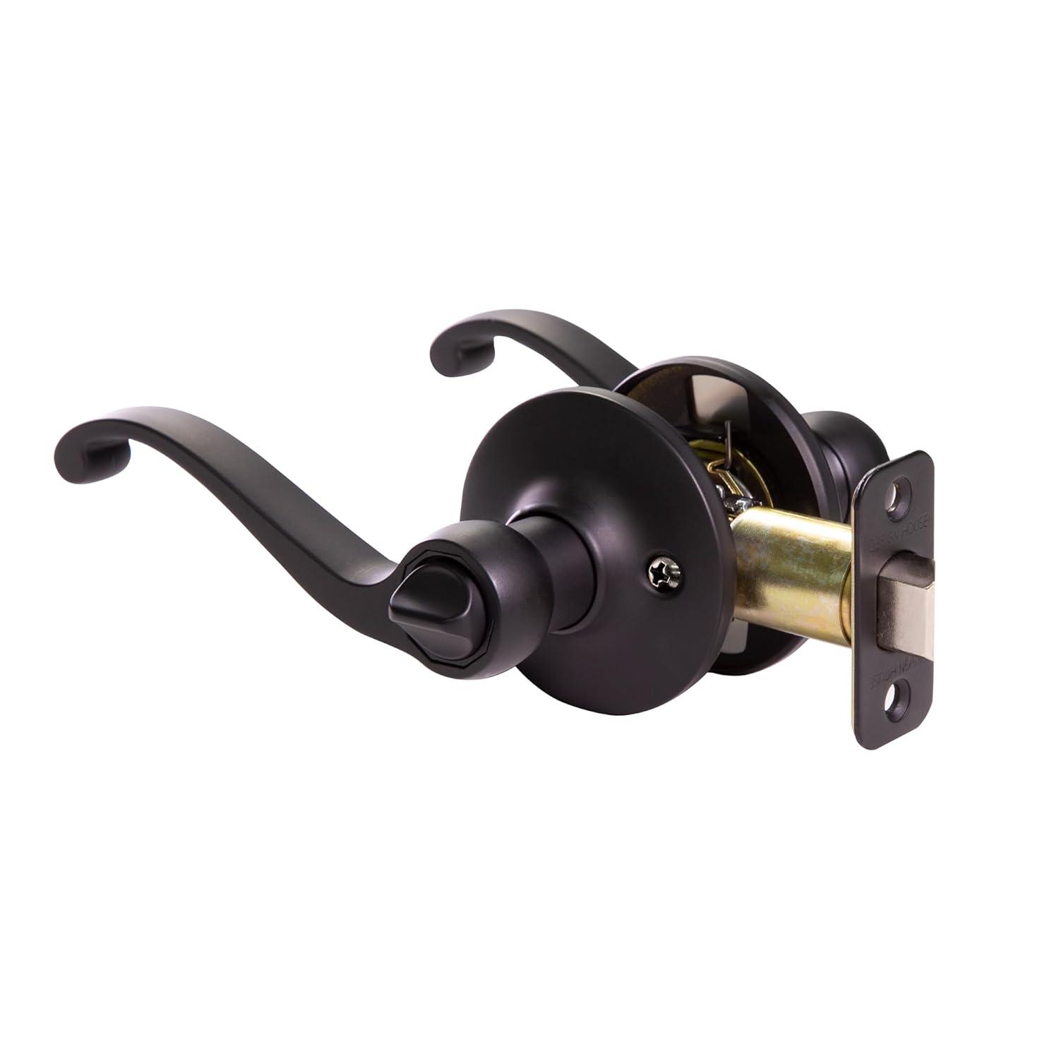 Design House 779223 Scroll Privacy Bed/Bath Door Lever