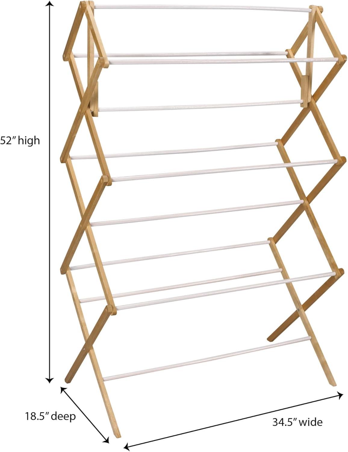 Household Essentials Mega Wood Drying Rack