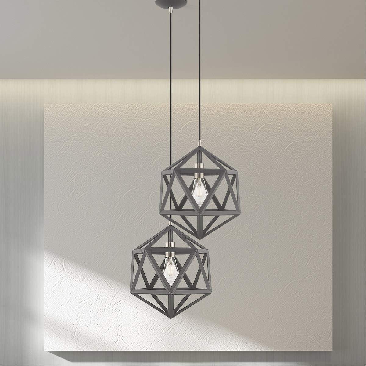 Livex Lighting Ashland 1 - Light Pendant in  Scandinavian Gray