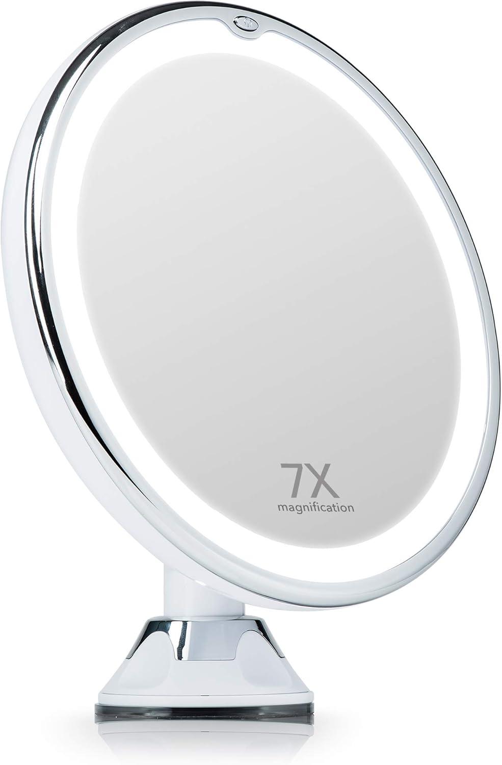 Fancii Maya 7X LED Lighted Magnifying Makeup Mirror