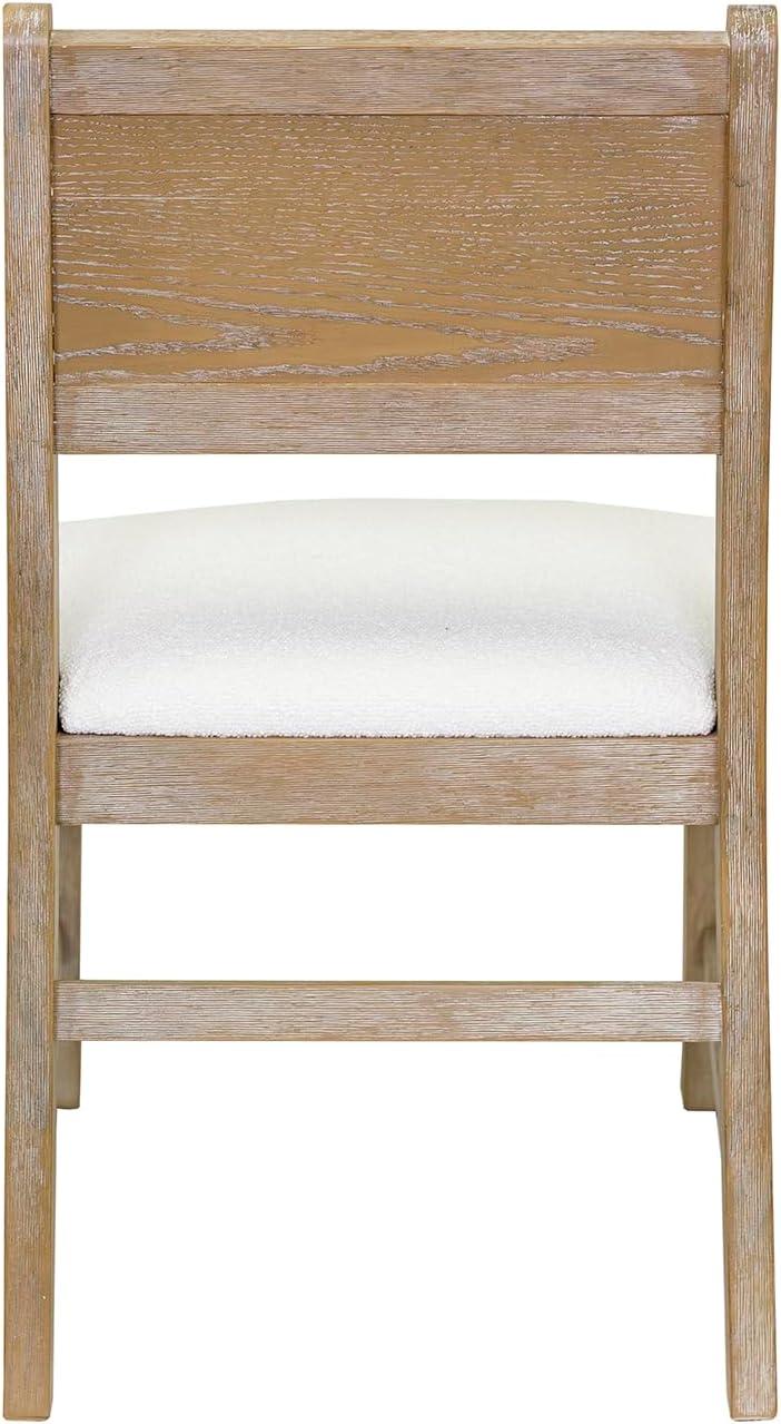 Modern Wood Rectangular Kitchen Table with Eight Chairs Light Brown