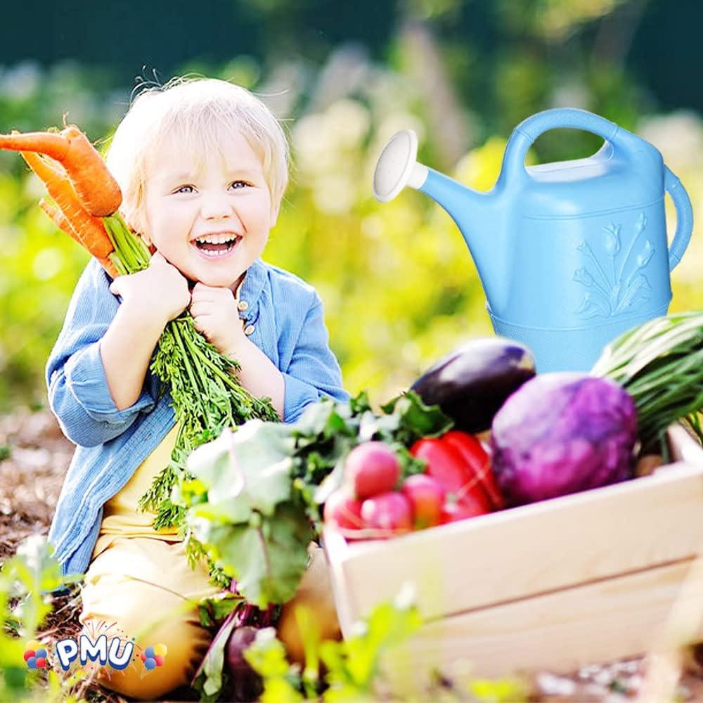 PMU PMU 2 Gallon Watering Can - Plastic Water Can with Detachable Sprinkler Head Pkg/1