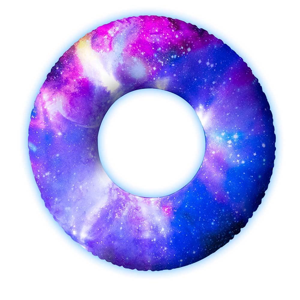 PoolCandy 36 In. Deep Space Pink LED Illuminated Pool Tube Float PC2536GPK