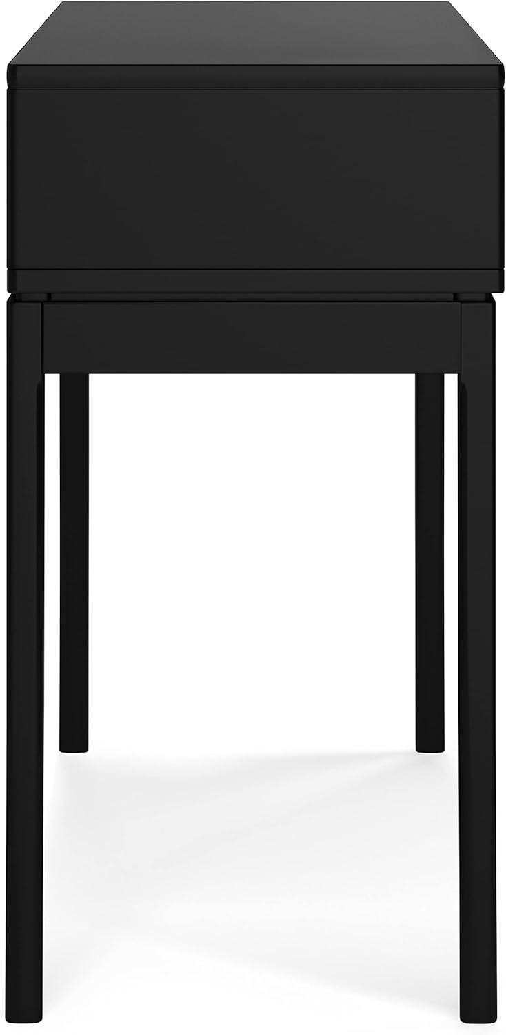 Simpli Home Harper Solid Hardwood Console Sofa Table In Black