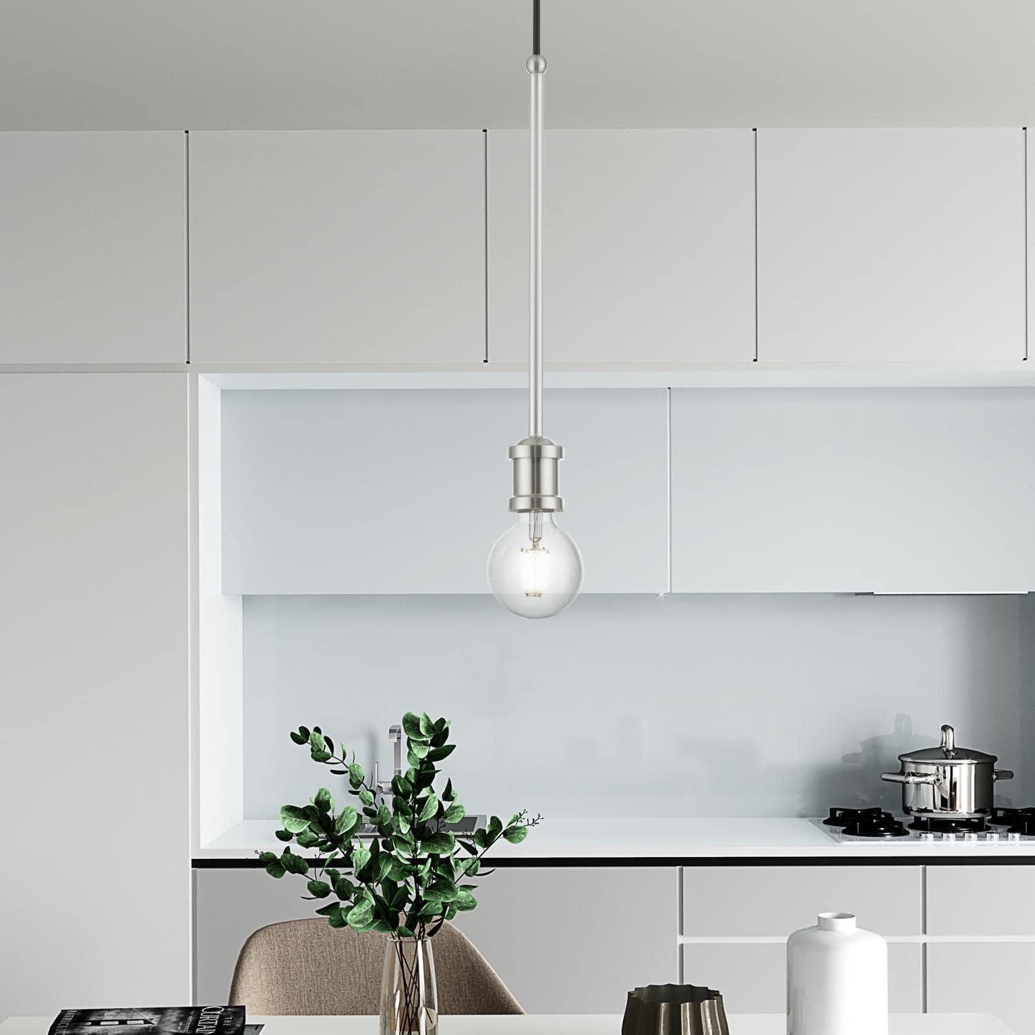 Livex Lighting Lansdale 1 - Light Pendant in Brushed Nickel