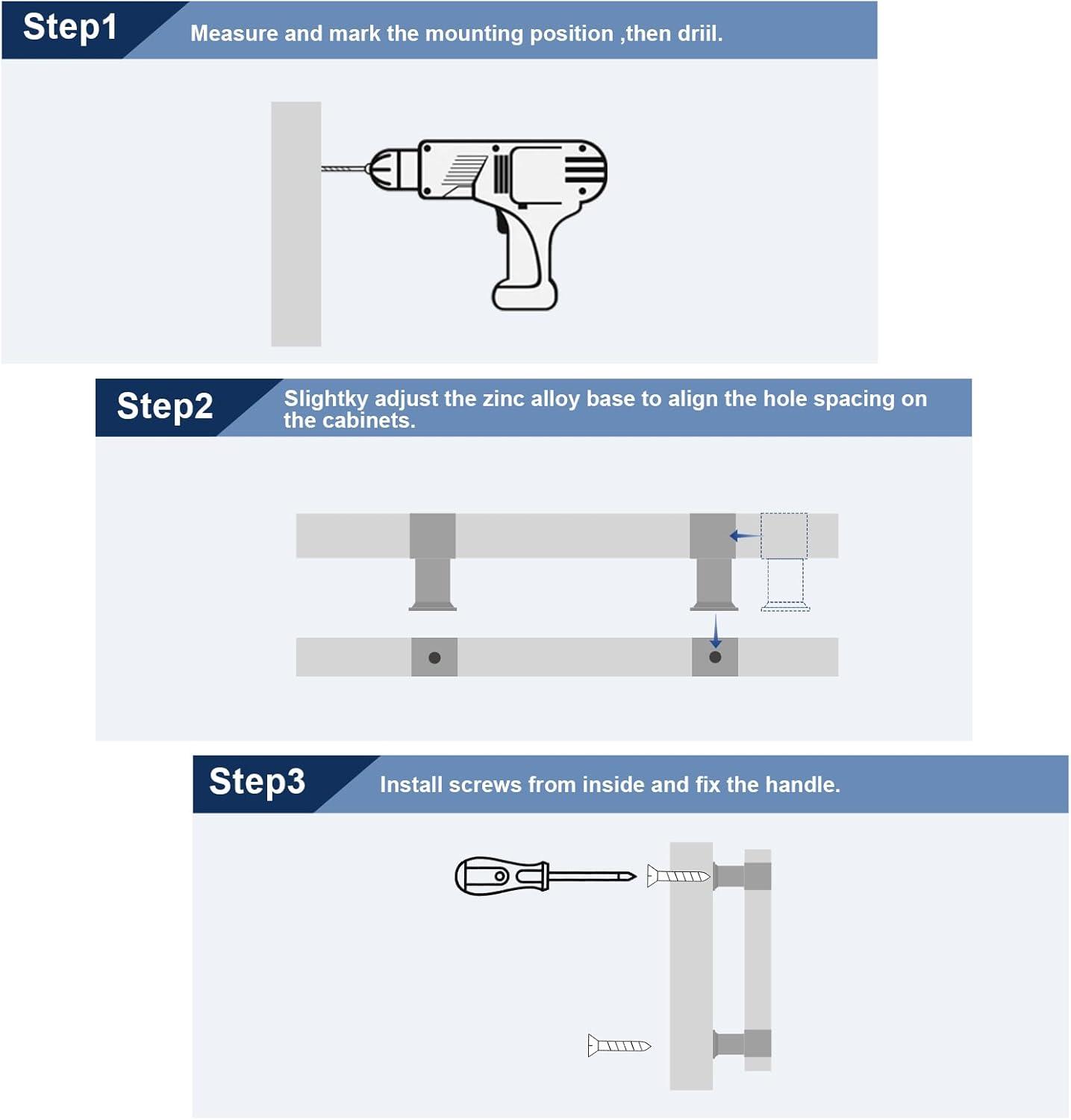 Center to Center Acrylic Bar Pull