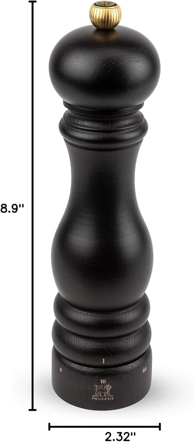 Chocolate Beechwood 9-Inch Adjustable Pepper Mill