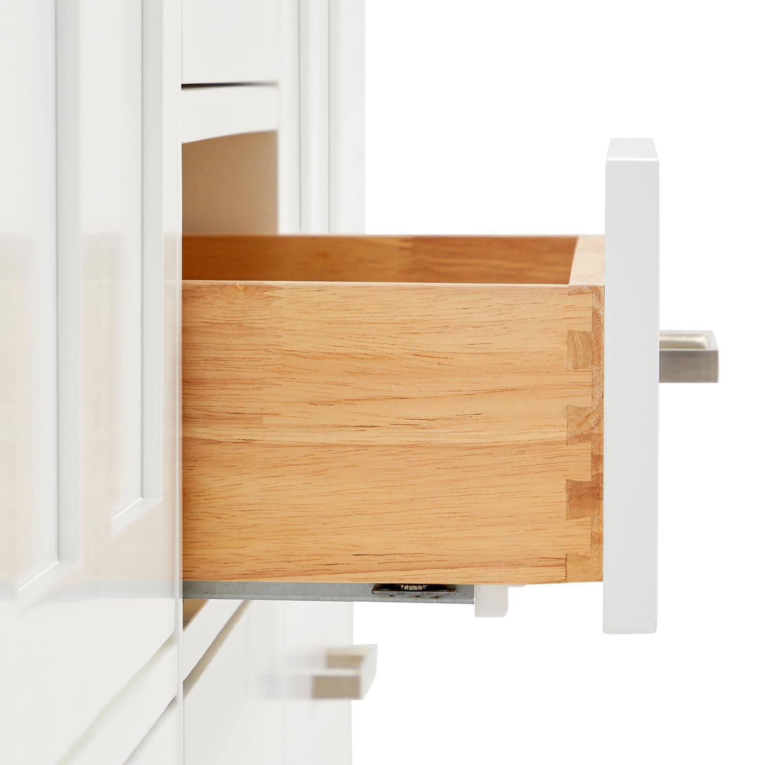 Ariel A055swqovo Cambridge 55" Free Standing Single Basin Vanity Set - White