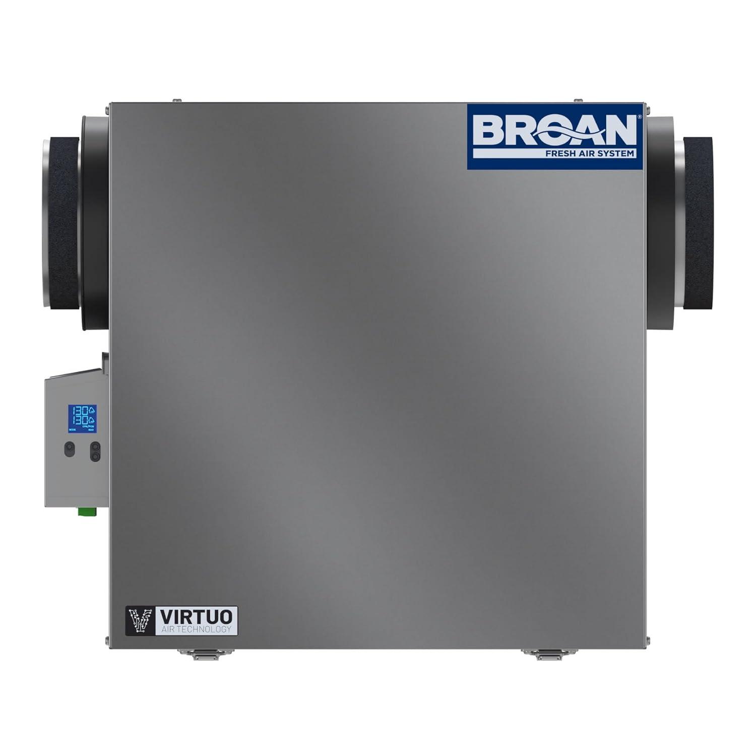 Broan NuTone 150 CFM Wall/Ceiling Mounted Heat Recovery Ventilator, for Home