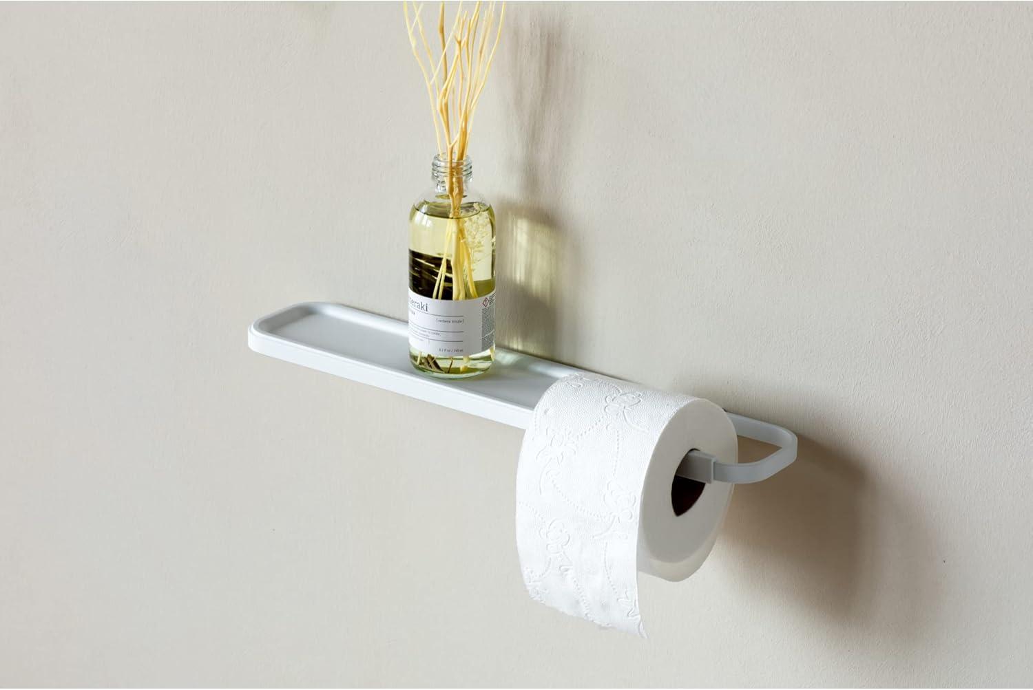 Brabantia MindSet Toilet Roll Holder with Shelf