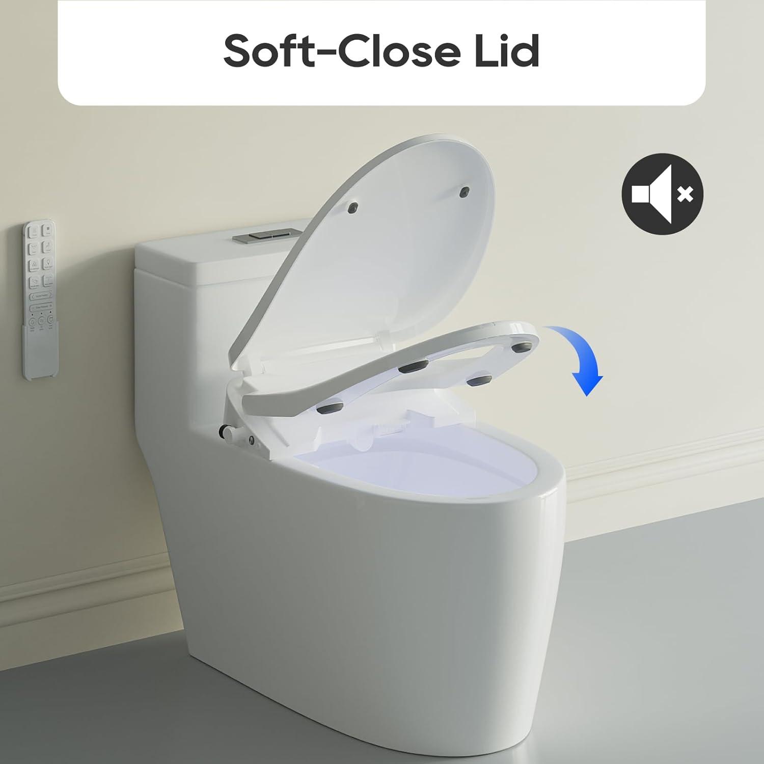 Elongated Toilet Seat Bidet