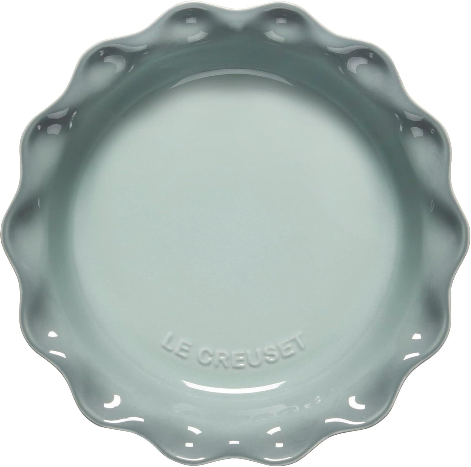 Le Creuset ® Heritage 9" Sea Salt Ceramic Pie Dish