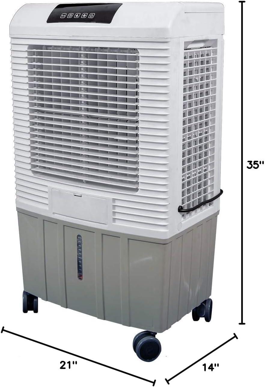 Hessaire Outdoor Portable 700 Sq Ft Evaporative Cooler Humidifier