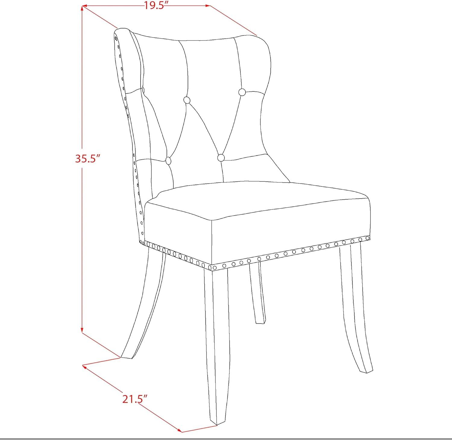 East West Furniture 5 Pc Dining Set Contains a Round Wooden Table and 4 Upholstered Chairs