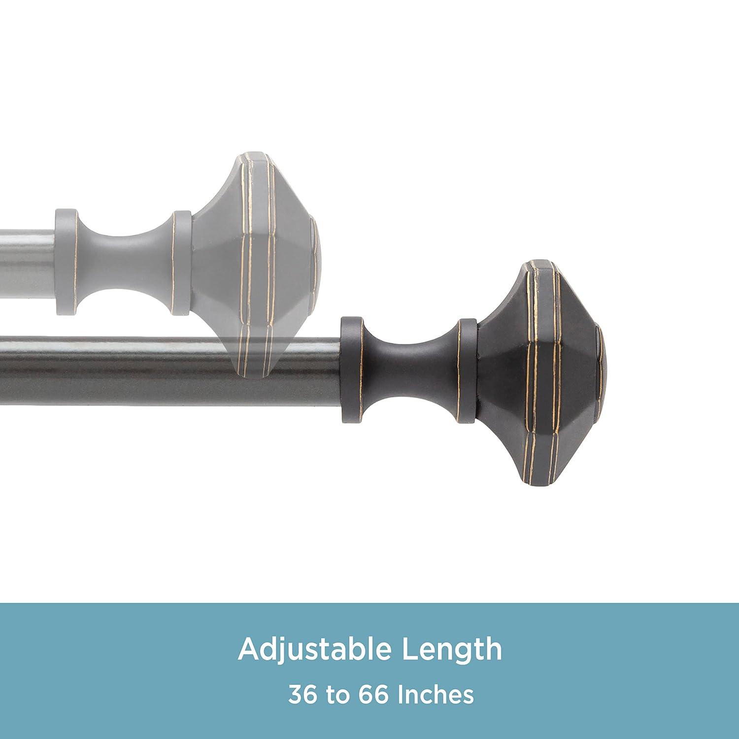 Kenney Richmond Kenney Sanders 5/8" Standard Decorative Window Curtain Rod