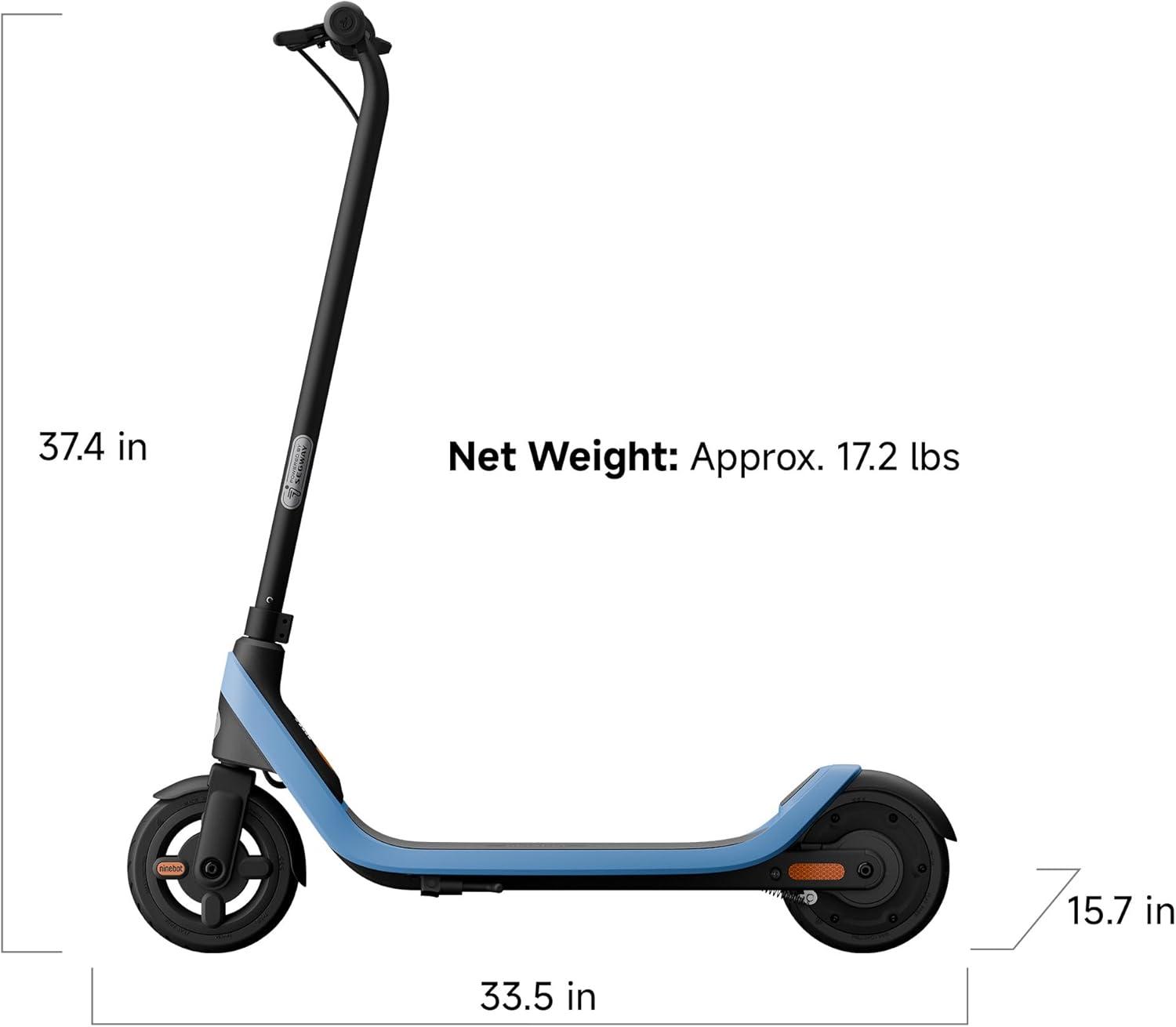 Segway Ninebot C2 Lite Electric Scooter - Blue