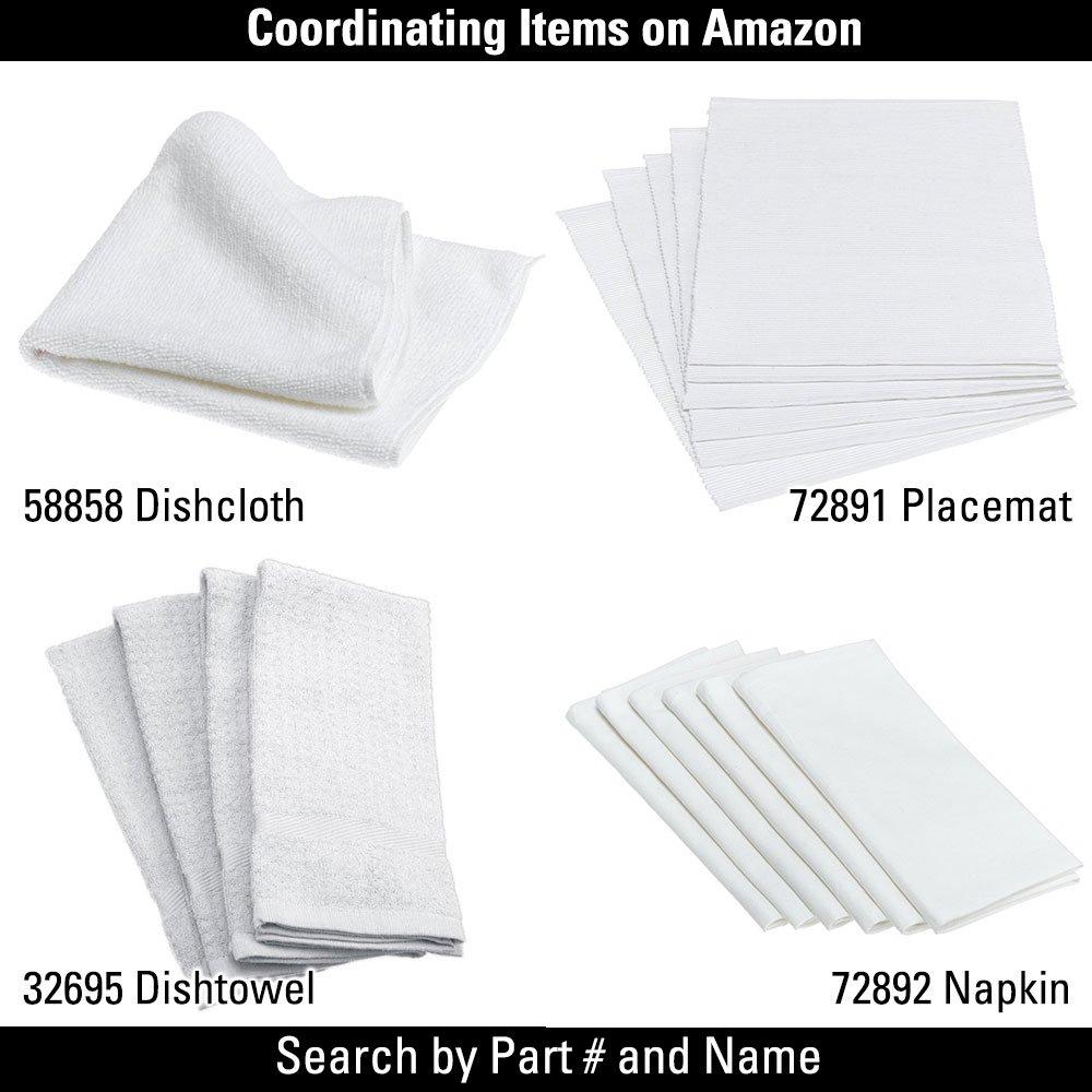 Design Imports White Solid Napkin Set/6