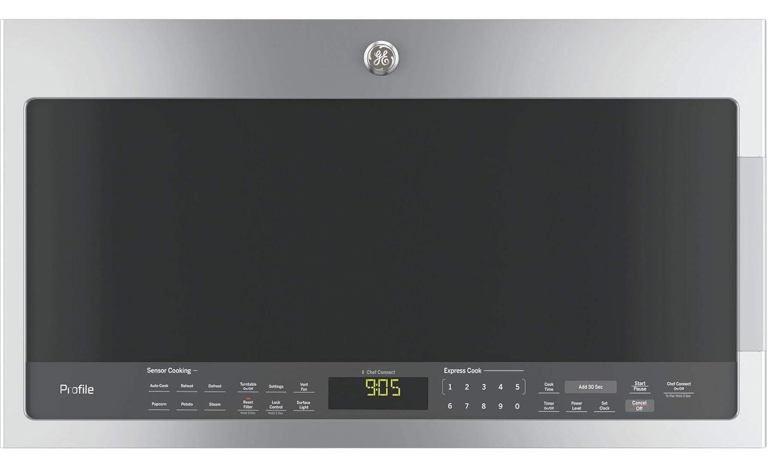 GE Profile PVM9005SJSS 30 Over-the-Range Microwave with 2.1 cu. ft. Capacity in Stainless Steel