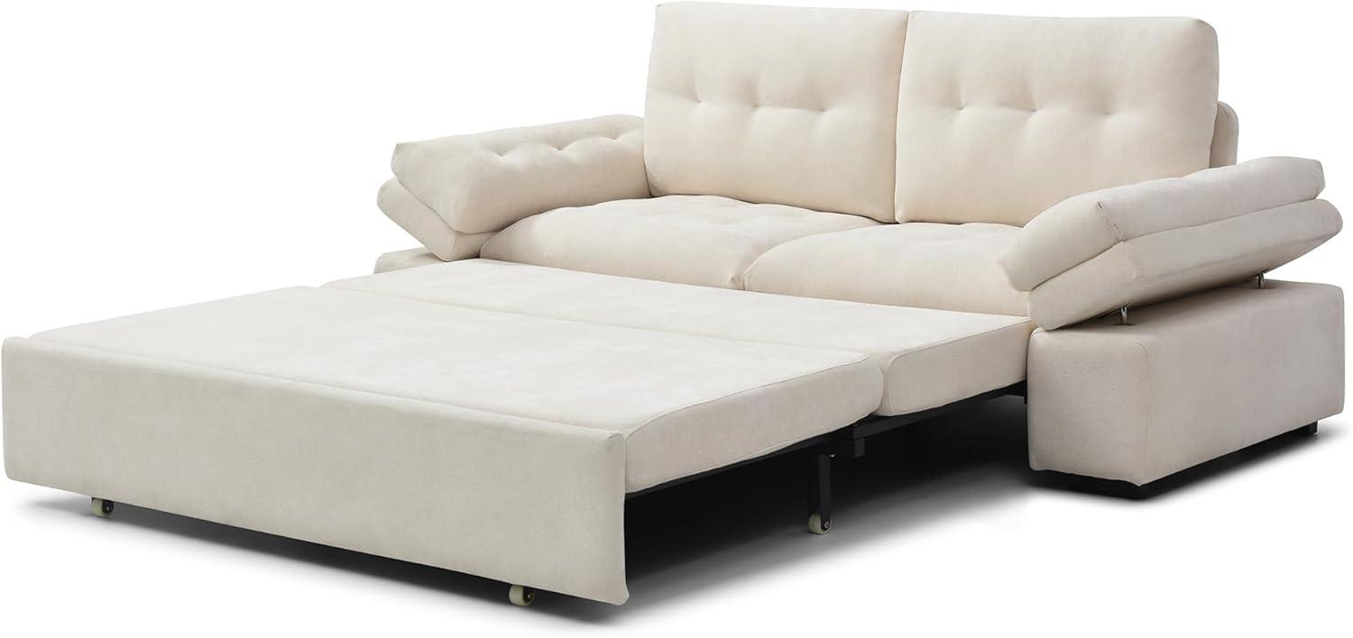 Latitude Run® Munos Full Size Convertible Sleeper Sofa, 77" Pull Out Sofa Bed