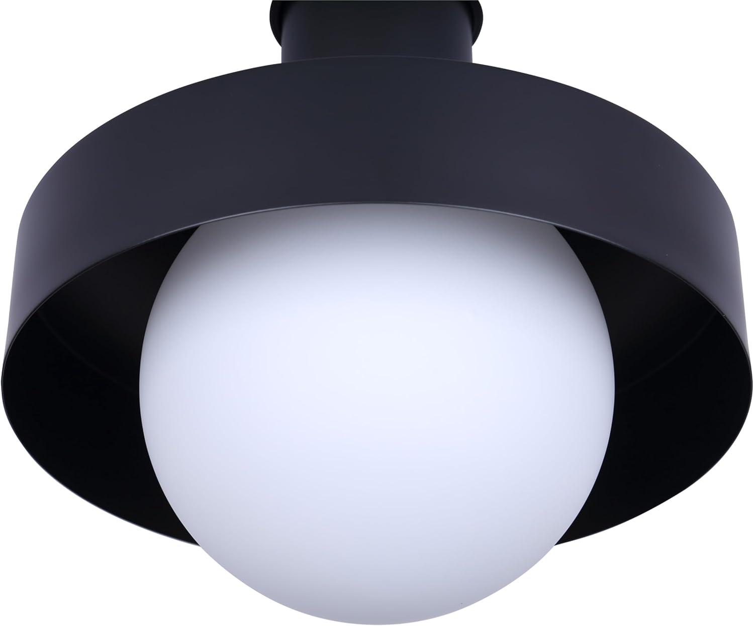 BAYLOR 1 Light Outdoor Lantern, Black Finish