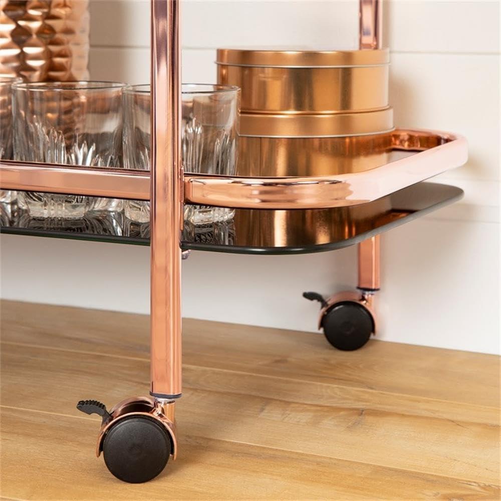 Maliza Metal Bar Cart