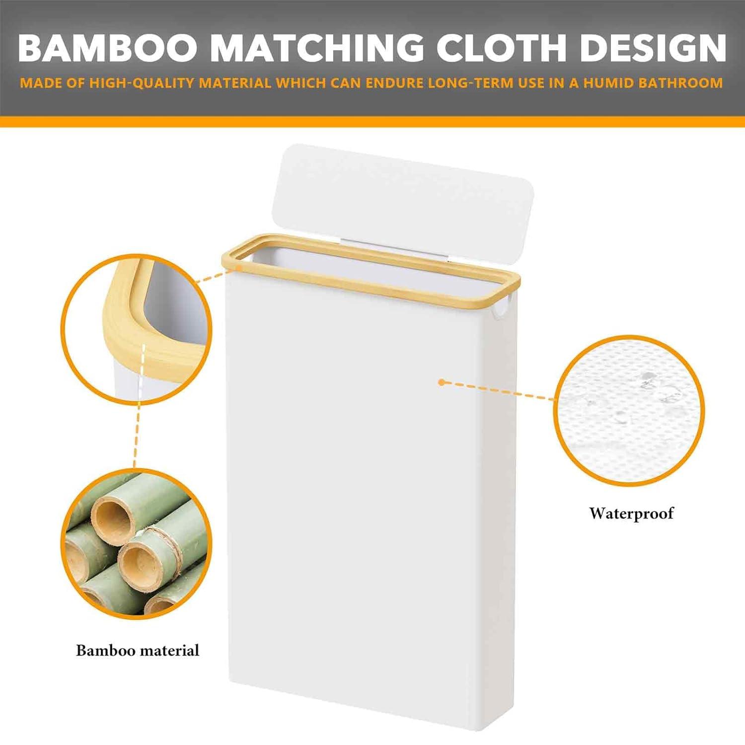 Extra Large Toilet Paper Storage With Lid, Holds Up To 24 Regular Rolls Or 18 Mega Rolls, Slim Basket Holder Bin Container For Bathroom Accessories Organizer