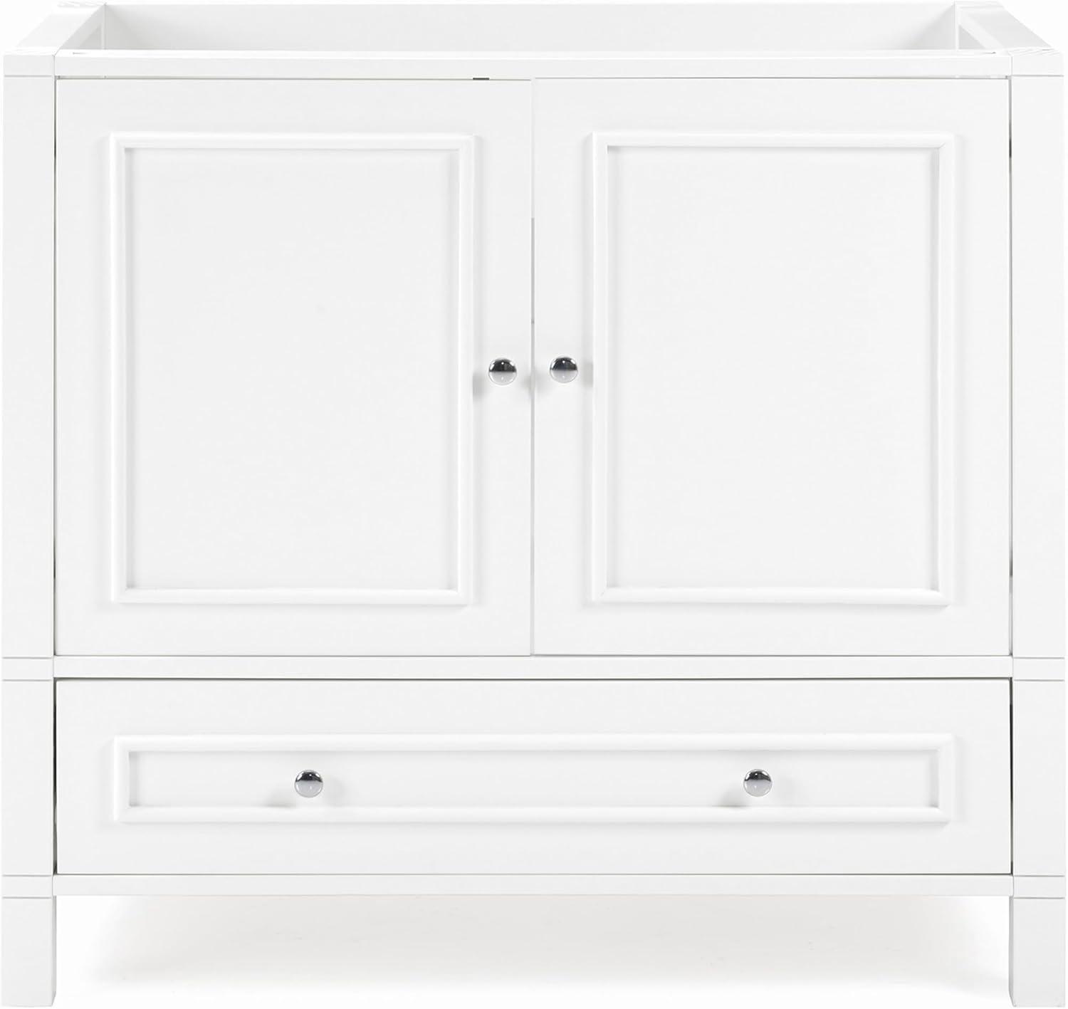 Williamsburg 36"W Transitional Style Vanity Cabinet With Soft Close Doors And Drawers