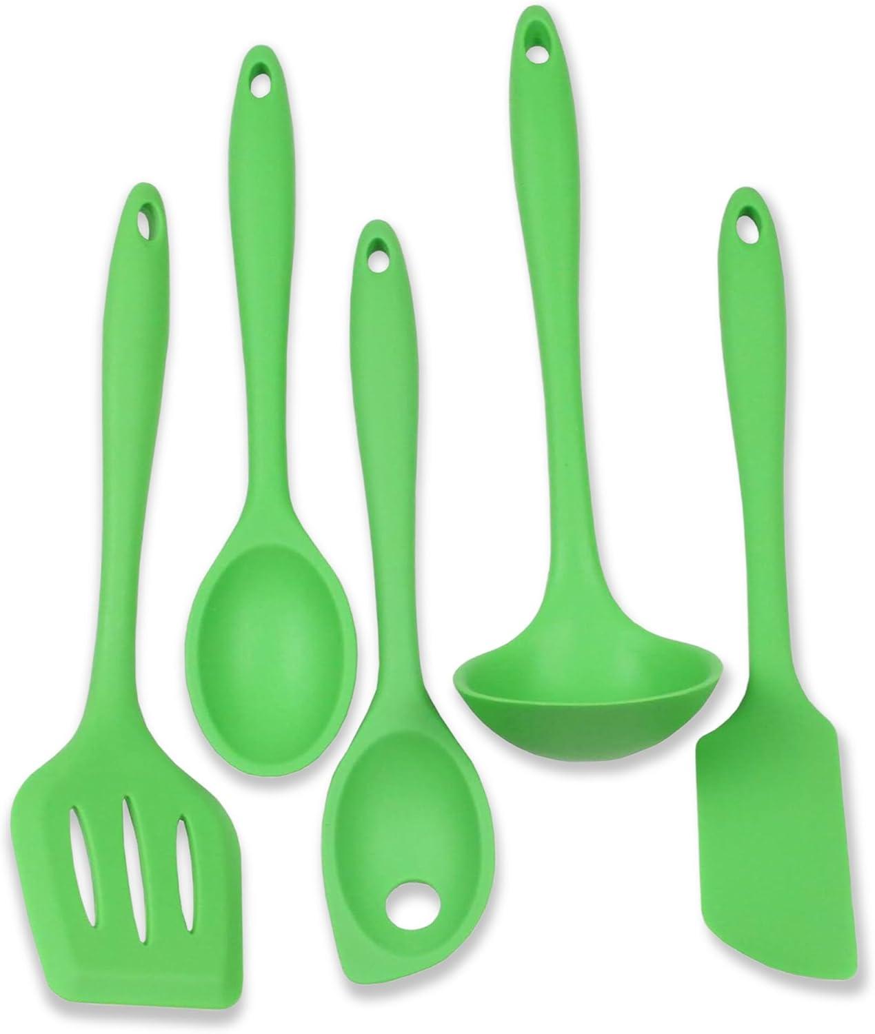 Chef Smart 5 Piece Multi-function Silicone Kitchenware Set Lime