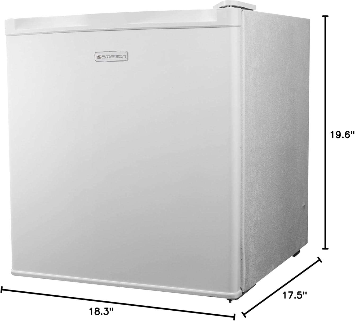 Emerson, 17.5 in., 1.6 Cu. Ft., Single Door, Compact Refrigerator, ENERGY STAR® Qualified, New