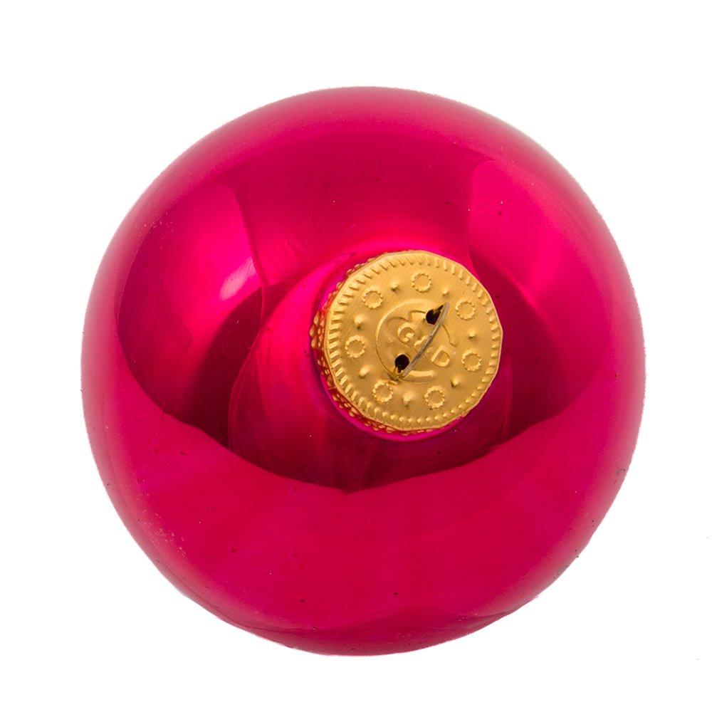 Kurt Adler Kurt Adler Hanging Glass Ball Ornaments, Multicolored, 65mm, 6-Piece Set