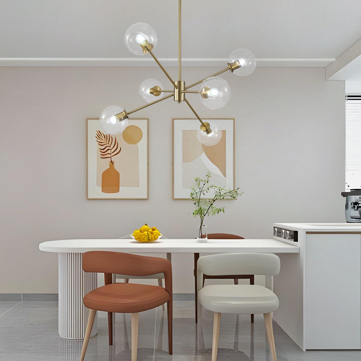 Hairston 6 - Light Sputnik Sphere Chandelier