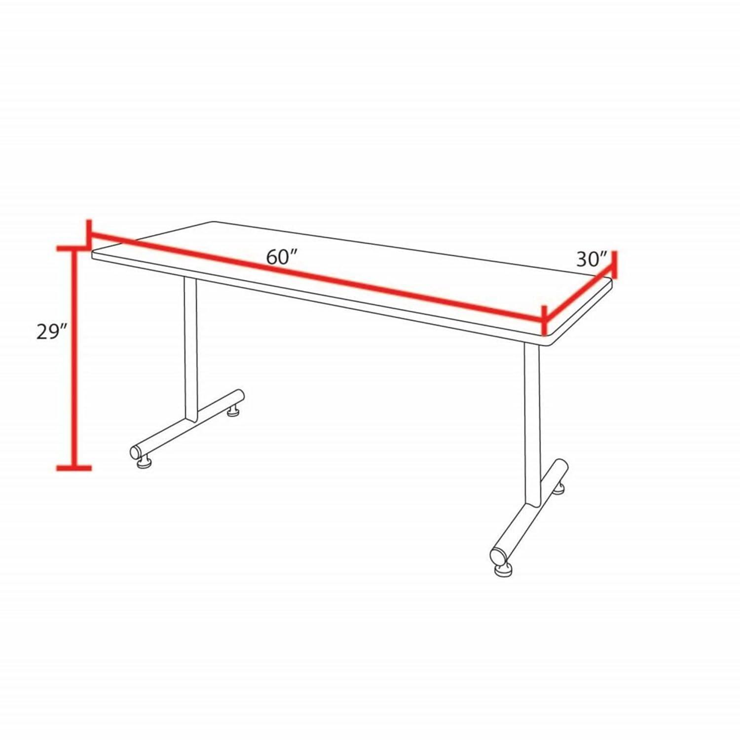 Kobe Cherry Laminate 60"x30" Rectangular Training Table