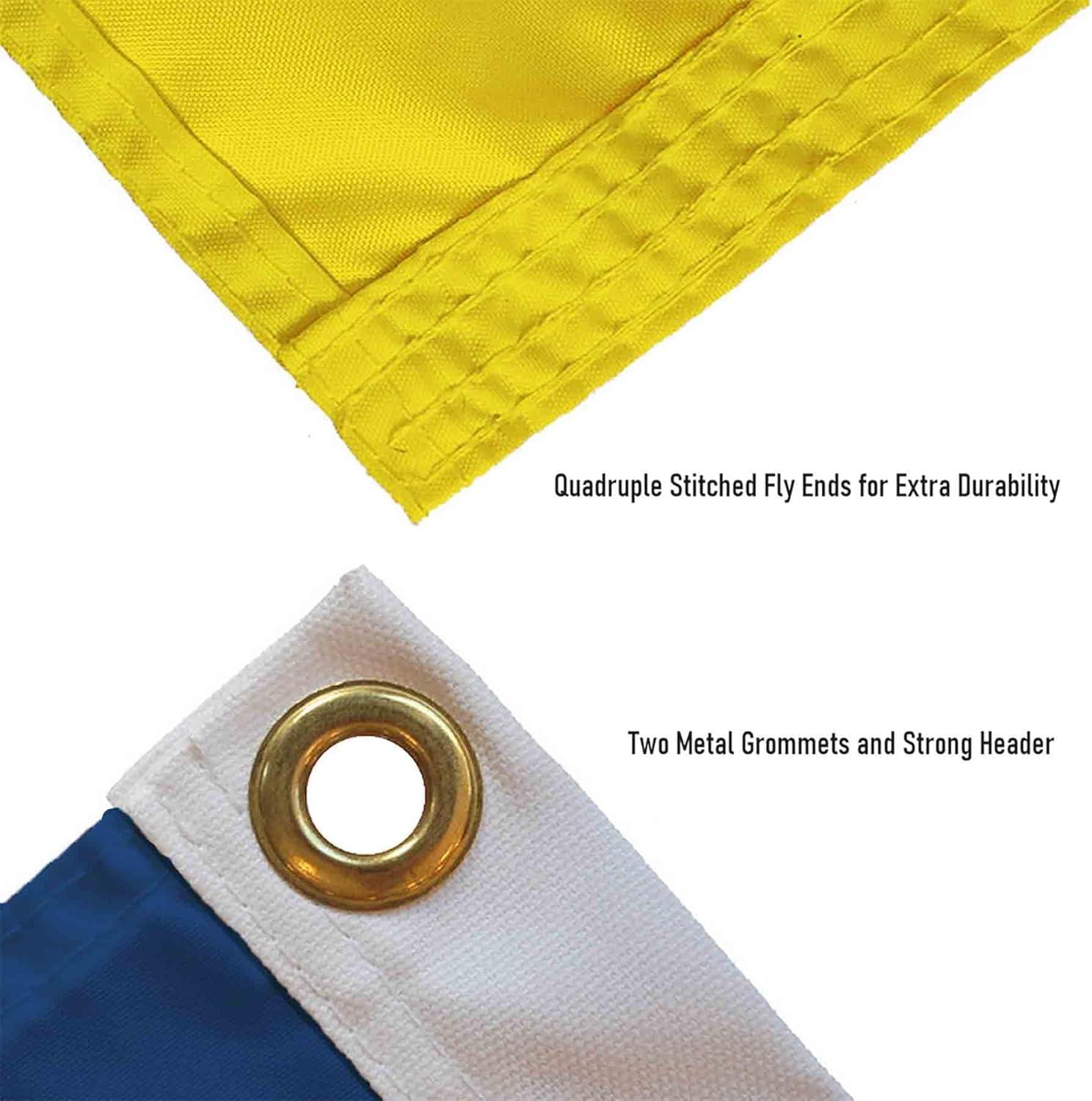 Michigan-Wolverine's 3X5 Indoor Outdoor Banner Flag w/grommets for hanging